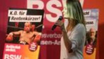 Landtagswahl: BSW setzt im Wahlkampf auf Provokation und Ost-Identität