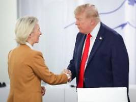 Frist wäre am 4. Juli abgelaufen: Brüssel setzt umstrittenen Zolldeal mit Trump um