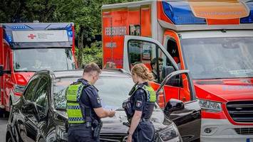 Unfall auf Möllner Landstraße: Minderjähriger angefahren, Notarzt vor Ort
