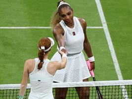 wimbledon: serena williams schweigt lieber nach ihrer erstrunden-niederlage