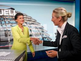 Landtagswahlen: Die Nähe zwischen Alice Weidel und Sahra Wagenknecht ist bedenklich