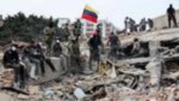 venezuela: rettungskräfte bergen verschütteten acht tage nach erdbeben