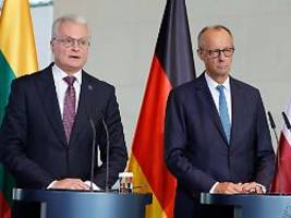 Merz respektiert Entscheidung: Litauen will Stationierungsverbot für Atomwaffen kippen