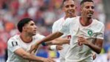 Fußball-WM: Mitfavorit Marokko im WM-Viertelfinale - Kanada raus