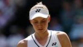 wimbledon: mitfavoritin elena rybakina scheitert in runde drei