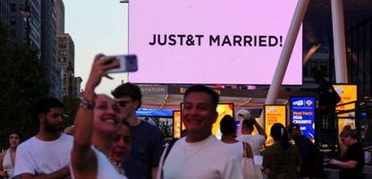 Taylor Swift heiratet Travis Kelce: Was New Yorker, Fans und Polizei zur Hochzeit sagen
