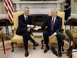 Bloß Trump nicht verärgern: Stoltenberg: Deutschland ist auf dem Weg zur Militärmacht