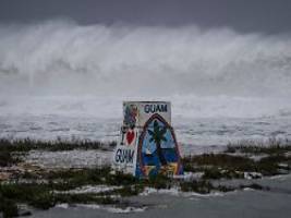 Pazifik-Außengebiete betroffen: US-Wetterdienst warnt vor sehr gefährlichem Supertaifun