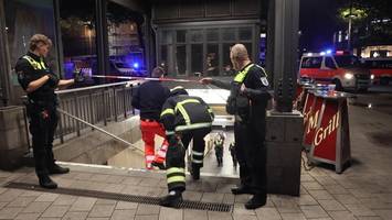 Mann wird an der Mönckebergstraße von U-Bahn erfasst und stirbt