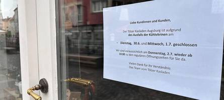 So ein Käse mit dieser Hitze in Augsburg