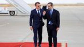 Syrien: Frankreichs Präsident Emmanuel Macron in Syrien eingetroffen