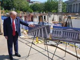 neubau am weißen haus: trump: ballsaal wird kugelsicher und erhält drohnen-landeplatz