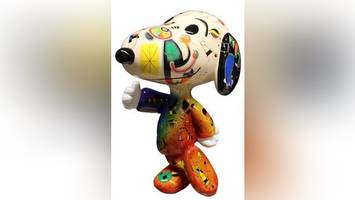 Diebe stehlen Snoopy-Kunstwerk aus Galerie in Mitte – Zeugen gesucht