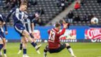 Fußball-Testspiele: Hertha siegt mit Mühe in Lichtenberg