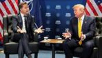 nato-gipfel in ankara: trump äußert sich auf gipfel »sehr verärgert über die nato«