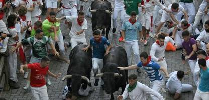 Pamplona: Verletzte auch bei zweiter Stierhatz bei »Sanfermines«