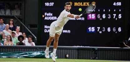 Wimbledon: Novak Djokovic zieht ins Halbfinale gegen Jannik Sinner ein