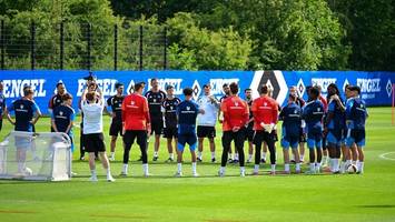 100 hsv-fans beim trainingsauftakt – manche profis waren zu fleißig im urlaub