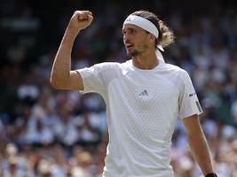 Tennis: Zverev besiegt Fery – und steht im Wimbledon-Finale
