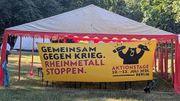 Gegen Waffenproduktion bei Rheinmetall: Tausende bei Protest in Berlin erwartet