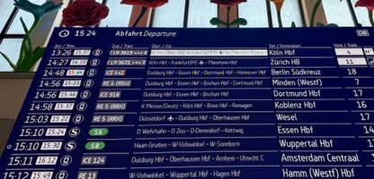 Bahnstrecke Düsseldorf–Köln bis Samstagnachmittag gesperrt