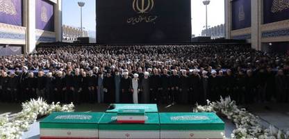 iran: machthaber mojtaba khamenei ist nicht bei der trauerfeier für seinen vater aufgetaucht