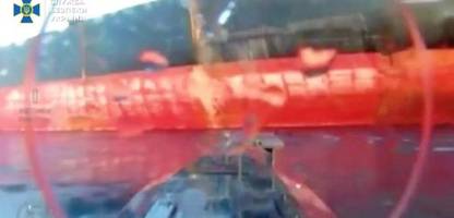 Ukraine: Drohnenangriff auf 21 russische Schiffe – Raketen treffen Kyjiw