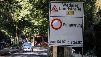 baustellen-marathon im rissener canyon: neue sperrung verärgert anwohner
