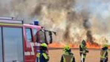Feuerwehr im Einsatz: Dutzende Hektar in Flammen – auch Evakuierung nötig
