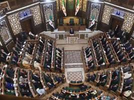 21 frauen dabei: syriens neues parlament kommt erstmals zusammen