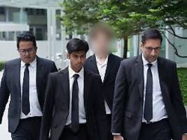haftstrafe möglich: strohhalm-streich bringt franzosen vor singapurer gericht