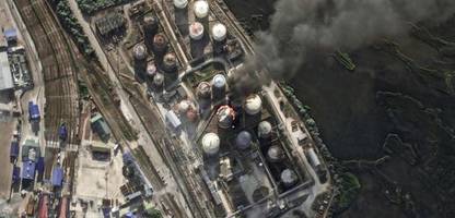 Ukraine: Geheimdienst SBU reklamiert Angriff auf russische Öldepots für sich