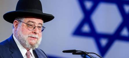oberrabbiner goldschmidt in münchen: „todesstrafe hat mit der sicherheit israels nichts zu tun“