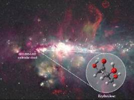 Baustein des Lebens: Astronomen weisen erstmals Zucker im Weltall nach