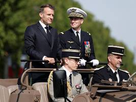 Französischer Nationalfeiertag: Militärische Grüße nach Moskau