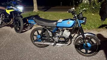Polizei stoppt frisierte Zündapp mit 50 Kubik: Statt erlaubter 40 fuhr sie 118 km/h