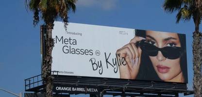 Kylie Jenner: Aktivisten entstellen Werbung für Metas KI-Brillen