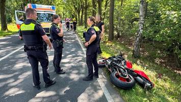 Motorradfahrer rammt Reh und wird schwer verletzt – Tier stirbt