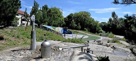 Der Flößerpark in Lechhausen ist offiziell eröffnet: Das erwartet Besucherinnen und Besucher