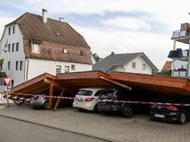 Schwere Gewitter mit Hagel: Superzelle verursacht Schäden im Südwesten Deutschlands