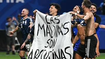 Argentinien provoziert nach Sieg gegen England mit Falklandinseln-Banner