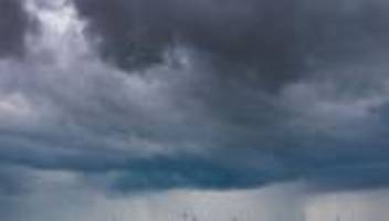 wetter: gewitter und starkregen in mv erwartet