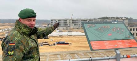 bau für bundeswehr-standort in litauen geht voran
