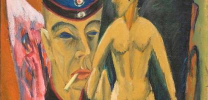 »Selbstbildnis als Soldat« von Ernst Ludwig Kirchner von 1915