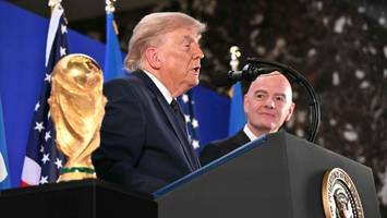 unerträglich selbstherrlich: trump und infantino verderben auch den wm-abschluss