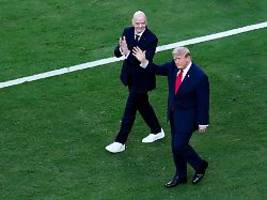 Gellende Kritik: Final-Publikum pfeift Trump und Infantino aus