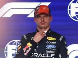 Sonst knallt mich jemand ab: Verstappen will kein Dauernörgler mehr sein