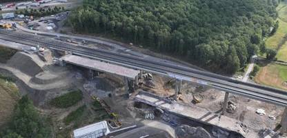 A45: Autobahnbrücken-Sprengung gelingt erst im zweiten Anlauf