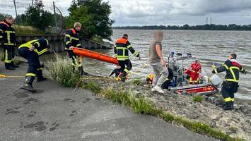 Dramatischer Sturz in die Elbe: DLRG rettet Radfahrer bei einsetzender Flut
