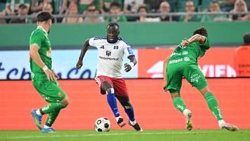 HSV-Coach erklärt: Warum Dompé gegen Rapid Wien nur 13 Minuten spielte